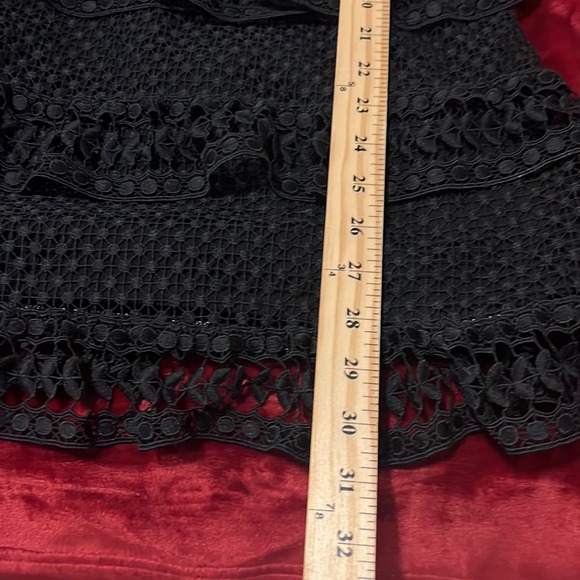 SELF-PORTRAIT Ava Guipure Lace Mini Dress Size 4 - Picture 10 of 10